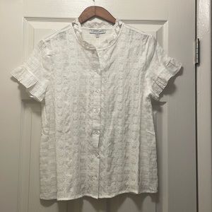 Baltic Born White Embroidered Top